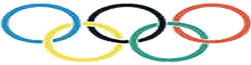 Die olympischen Ringe erdrückt durch das Olympiaschutzgesetz